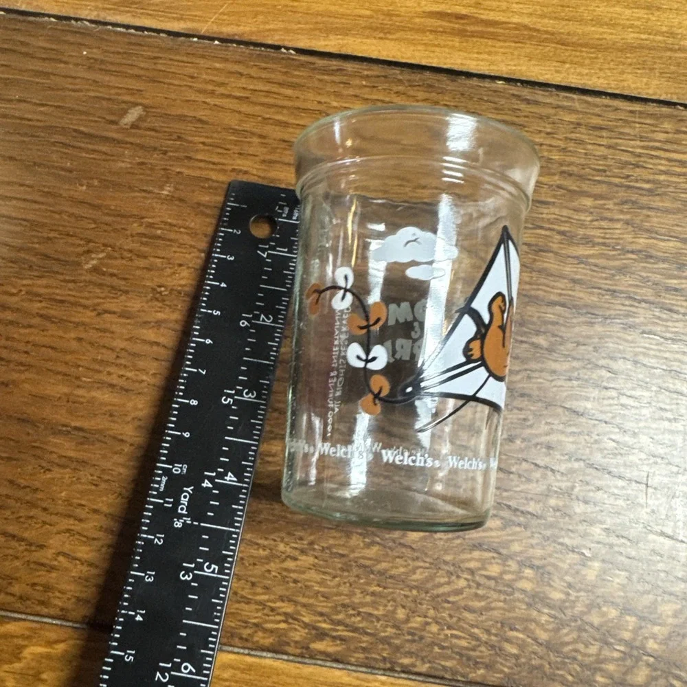 1990 Welch's Tom And Jerry Jelly‎ Jar Glass